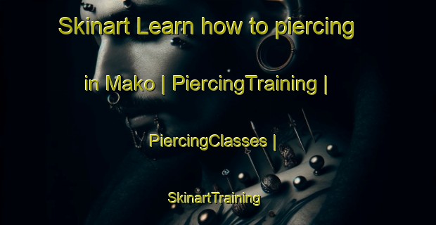 Skinart Learn how to piercing in Mako | PiercingTraining | PiercingClasses | SkinartTraining-the Democratic Republic of the Congo
